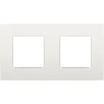 Niko 120-76800 Tweevoudige afdekplaat met 71 mm centerafstand Intense white