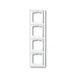  Busch-Jaeger 1724-184K Future Linear 4-voudig afdekraam Studiowit