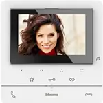 Bticino BT364612 Videokit met 1 drukknop met buitenpost Linea 3000 + binnenpost Classe100V16E 