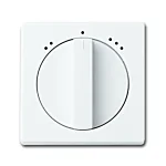 Busch-Jaeger 2CKA001710A3512 Future Linear Centraalplaat met draaigreep met opdruk Studiowit