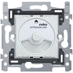 Niko 310-02001 Sokkel voor draaiknopextentie van universele draaiknopdimmer met CAB-ontstoring, 3-draads