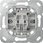 Gira 310600 Basiselement wipschakelaar 10 AX 250 V~ Universele uit- wisselschakelaar (met bevestigingsklauwen)