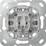 Gira 310700 Basiselement wipschakelaar 10 AX 250 V~ Kruisschakelaar (met bevestigingsklauwen)