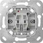 Gira 315100 Basiselement wipdrukcontact 10 A 250 V~ Maakcontact 1-polig (met bevestigingsklauwen)