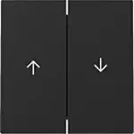 Gira 3294005 Systeem 55 Wip 2-voudig met pijlsymbool Zwart mat
