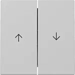 Gira 3294015 Systeem 55 Wip 2-voudig met pijlsymbool Grijs mat