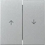 Gira 329426 Systeem 55 Wip 2-voudig met pijlsymbool Kleur aluminium
