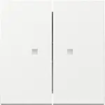Gira 363103 Systeem 55 Wip 2-voudig met controlevenster Zuiver wit glanzend
