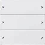 Gira 218303 Systeem 55 Wippenset 3-voudig Zuiver wit glanzend