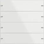 Gira 502412 KNX Wippenset 4-voudig voor tastsensor 4.95 Glas wit