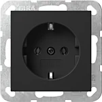 Gira 4466005 Systeem 55 Wandcontactdoos met randaarde 16 A 250 V~ Zwart mat