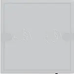 Gira 5001028 Tastsensor 4.95 Komfort 1-voudig voor Gira One en KNX Antraciet