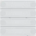 Gira 5004003 Tastsensor 4.95 Komfort 4-voudig voor Gira One en KNX Wit