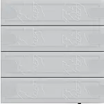 Gira 5004028 Tastsensor 4.95 Komfort 4-voudig voor Gira One en KNX Antraciet