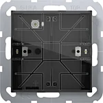 Gira 501100 Tastsensor 4.55 Standard 1-voudig voor KNX met inbedrijfstellingswip