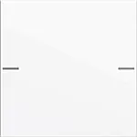 Gira 575103 Wippenset 1-voudig voor tastsensor 4.55 System 55 Zuiver wit glanzend