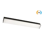 SG 111395 Prelude Square Zwart 1370lm 2000-4000K Ra>80 Tunable White LEDDim