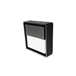 SG 605256 Frame Square Wall Zwart 7W LED 300lm 3000K Wit Ra 80