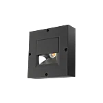 SG 923123 Callisto Square Zwart 3W LED 130lm 2700K Warm Wit Ra 80
