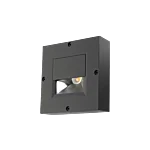 SG 923127 Callisto Wall Square Grafiet 3W LED 140lm 3000K Wit Ra 80