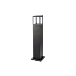SG 630064 Fagernes Bollard Sokkellamp Zwart 9W 270lm 2700K Warm Wit Ra 80