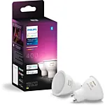 Philips 929003666502 Hue White and Color Ambiance 4,2W GU10 (2-pack)