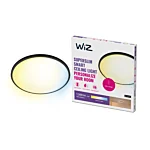Wiz 929002685222 SuperSlim Plafond 16W Warmwit tot koelwit Zwart