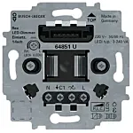 Busch-Jaeger 64851 U LED dimmersokkel Flex 1-voudig Inbouw 3-240W