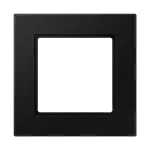 Jung A 5581 BF SWM Afdekraam 1-voudig Grafietzwart Mat