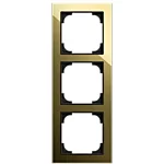Busch Jaeger 1723-4013 Busch-art linear 3-voudig Glass black / gold