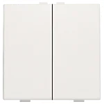 Niko 101-51002 Tweevoudige drukknop voor Niko Home Control White