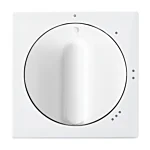 Busch-Jaeger 2542 DR/01-914 Busch-Balance Centraalplaat met draaigreep Met nulstand met opdruk Alpinwit
