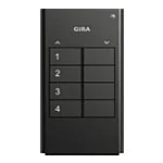 Gira 535410 eNet Draadloze handzender viervoudig