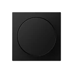 Jung A 1740 BF SWM Afdekking voor draaidimmer Grafietzwart mat