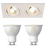 Inbouwspot SLV New Tria 2 inclusief Hue White Ambiance (GU10) Wit