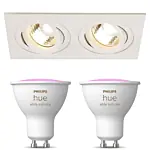 Inbouwspot SLV New Tria 2 inclusief Hue White and Color Ambiance (GU10) Wit