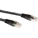 ACT IB8900 Patchkabel RJ45 CAT6 UTP 0,5M Zwart