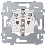 Niko 170-34200 Sokkel voor stopcontact met randaarde Inbouwdiepte 28,5mm 16 A/250 Vac Schroefklemmen