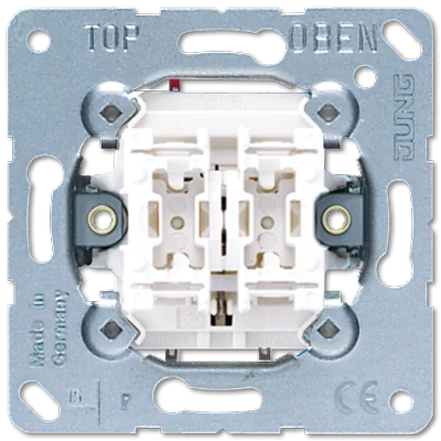 Jung 535 EU Impulsdrukker 2-voudig Maakcontact 10 A 250V