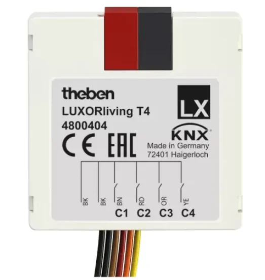  Theben 4800404 LUXORliving T4 4-voudige toetsinterface