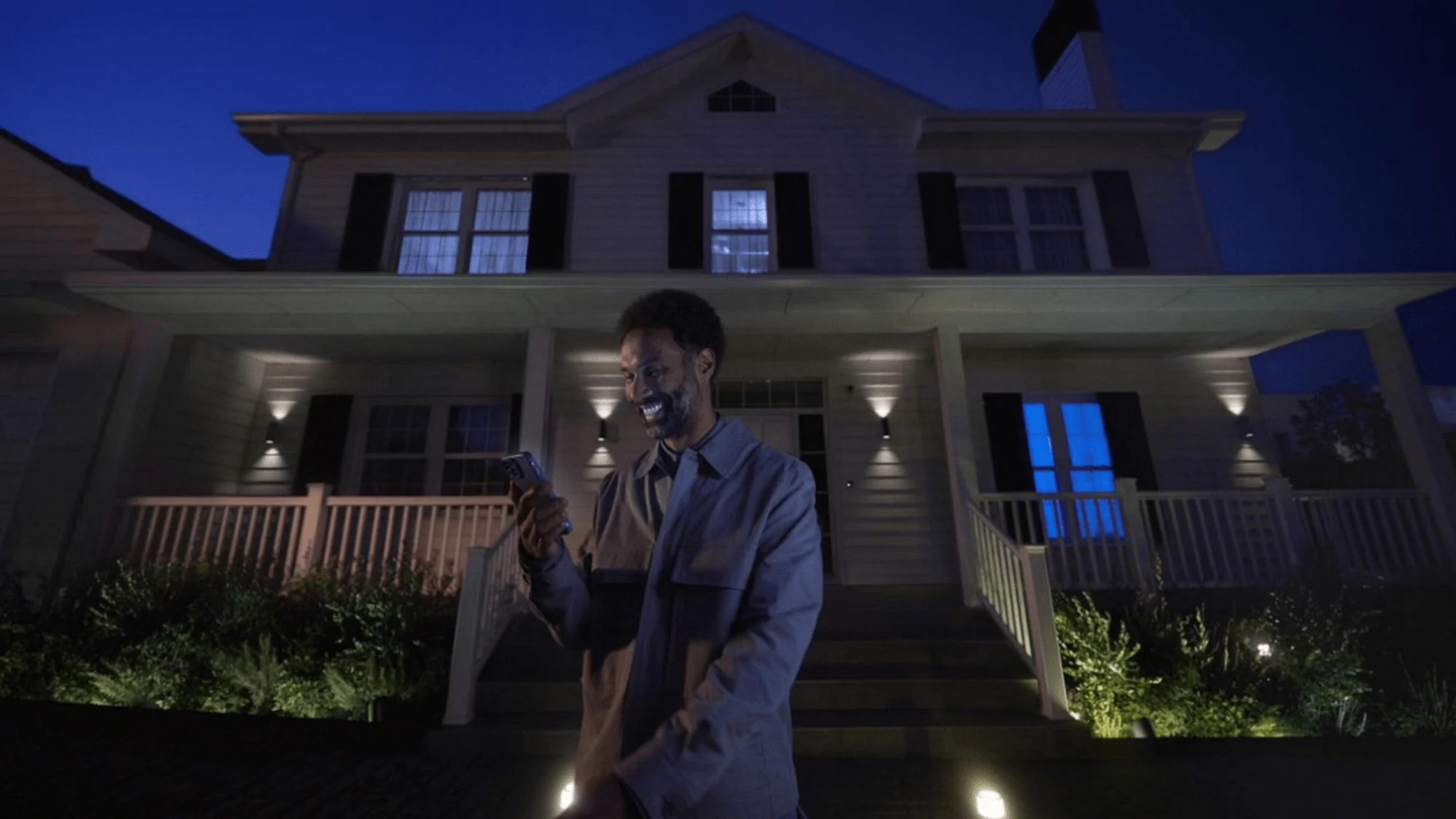 Philips Hue Secure beveiligingscamera en videodeurbel bij een woning