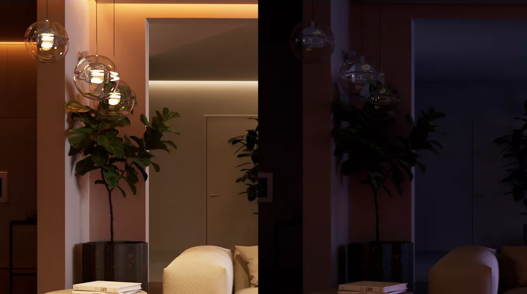 Bedien je verlichting op meerdere manieren Philips Hue bedrade aan-uitschakelaar bedienen via wand, app of stem