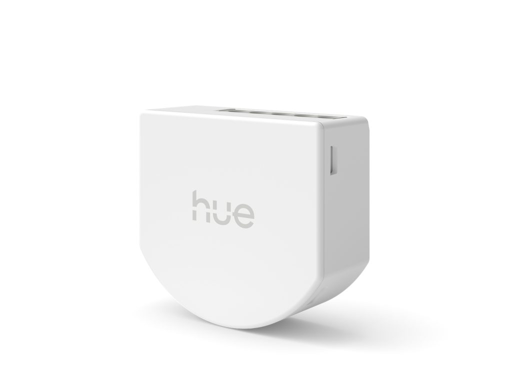Niet-slimme dimbare lampen slim maken Philips Hue bedrade dimmer switch achter een bestaande wandschakelaar