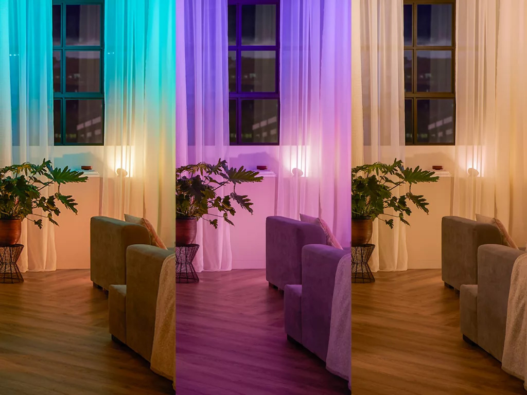 Bedien lampen, kamers en scenes Philips Hue wandschakelaarmodule op batterij lampen, kamers en scenes bedienen