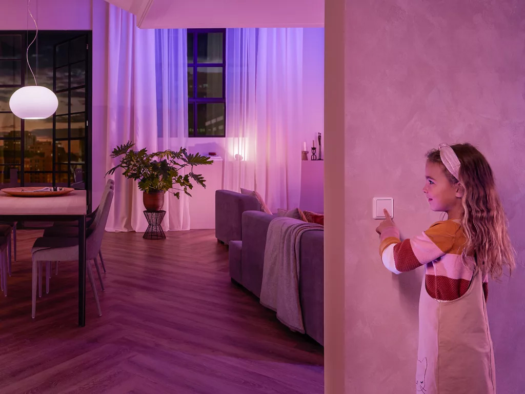 Philips Hue wandschakelaarmodule batterij kopen Philips Hue wandschakelaarmodule op batterij inbouwmodule