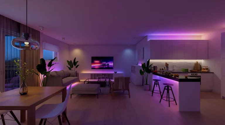 Philips Hue Essential Flex LED strip met sfeervolle gekleurde verlichting