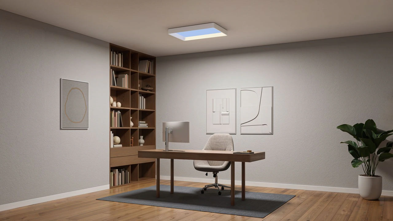 Philips Skylight in een thuiskantoor